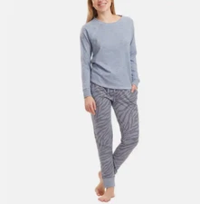 Live Love Lounge Ladies' 3-Piece Lounge Set(BLUE HRT/CHBRYZER,SMALL)NWT