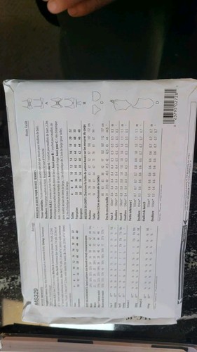 MCCALL'S SEW PATTERN MISS SZ 14-22 M8329 ONE OR 2 PIECE VIEW OPTIONS - Picture 4 of 5