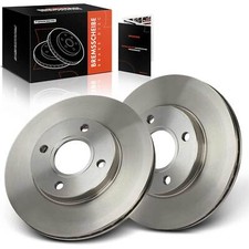 2x Brake Discs Front Pair for Ford Fiesta Focus Fusion Ka Mazda2 258mm 3555344