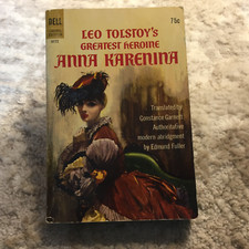 Anna Karenina Classic Romance Paperback Book by Leo Tolstoy from Dell Books 1968