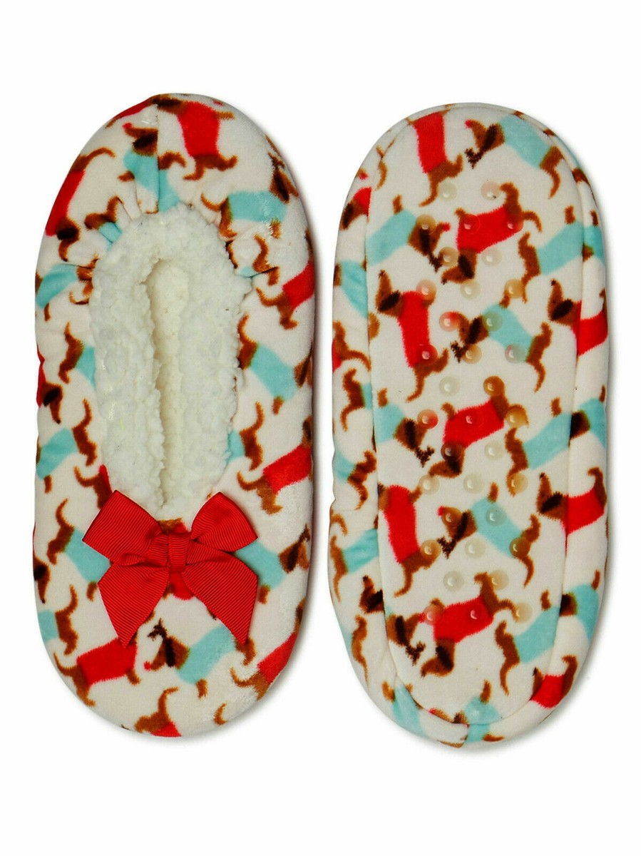 Fuzzy Slippers Dachshund Slippers Walmart Fuzzy Babba Women's