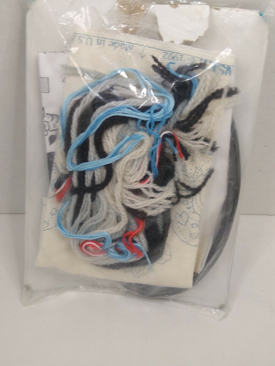 Kit Jiffy Crewel Vintage Pour Broderie DALMATIEN CHIOTS #16025 7 X 5 1992 Neuf Sous Blister