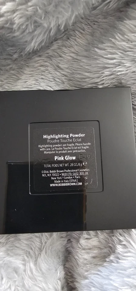 BOBBI MARRÓN POLVO RESALTADOR ROSA BRILLO - 0.28oz/8g - NUEVO SIN CAJA TAMAÑO COMPLETO Foto 3 de 3