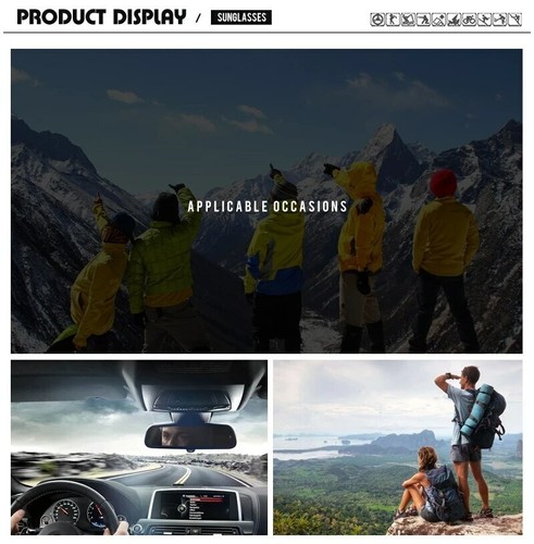 DUBERY Gafas de Sol Polarizadas Hombre Conducción Pesca Deportes Sombra Gafas UV - Imagen 6 de 19