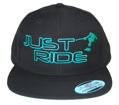 JUST RIDE WAKE SKATE HAT FLAT BILL SNAP 