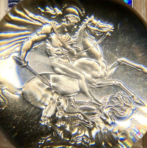 1951 George VI 1 Crown PCGS - Picture 3 of 3