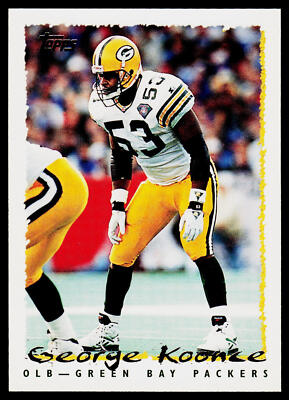George Koonce, 1995 Topps, #252, Green Bay Packers,