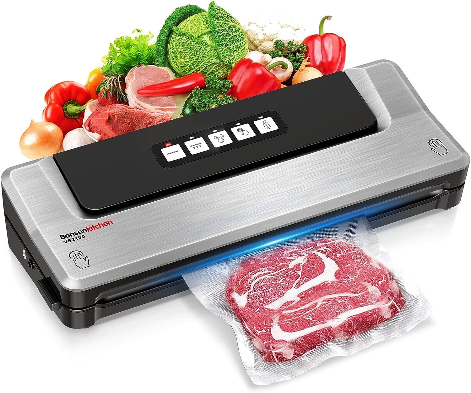 Macchina Sottovuoto Bonsenkitchen 5 in 1: Addio Sprechi in Cucina
