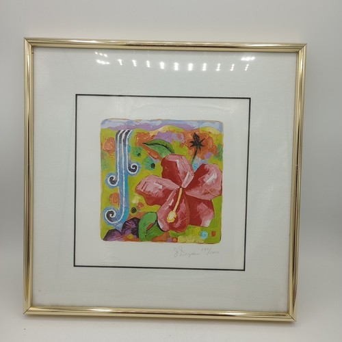 John Deere Limited Edition J Dryden 11"X 11" Framed Print  #584/1000 Signed