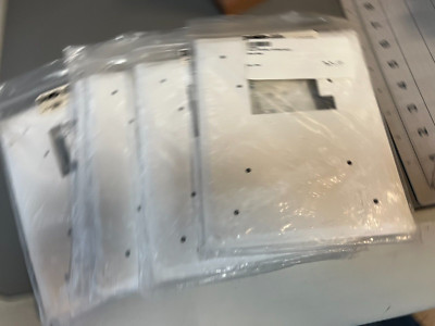 Security Keypad DMP 694-W Metal White Wall Plate (LOT PRICE 8)