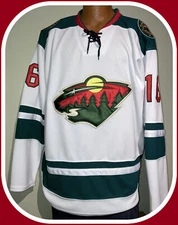 MINNESOTA WILD JASON ZUCKER REEBOK CCM CENTER ICE JERSEY ADULT SIZE 52 W STRAP