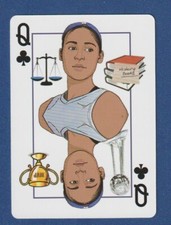 MAYA MOORE 2024 Bullyfoot Basketball Playing Card Queen WNBA Minnesota Lynx!