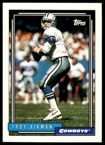 Topps #744 Troy Aikman Gold 1992 - Imagen 1 de 2