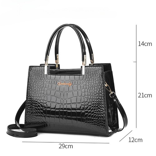 Lujo Bolso de Mano Mujeres Bolsos Mensajeros Hombro Mujer Bandolera Bolso de Mano Cuero PU - Imagen 15 de 23