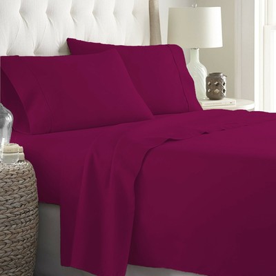 Top Quality Bedding Choose Item & Extra Pocket Depth 1000TC US Size Purple Strip Top Quality Bedding Choose Item & Extra Pocket Depth 1000TC US Size Purple Strip