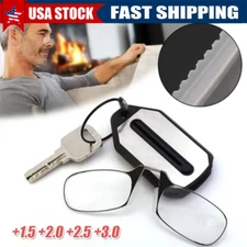 Ultra Thin Reading Glasses Nose Clip Optics Presbyopic +1.0 +1.5 +2.0 +2.5 +3.0