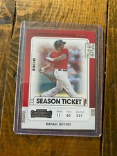 2021 Panini Contenders Season Ticket Rafael Devers Boston Red Sox