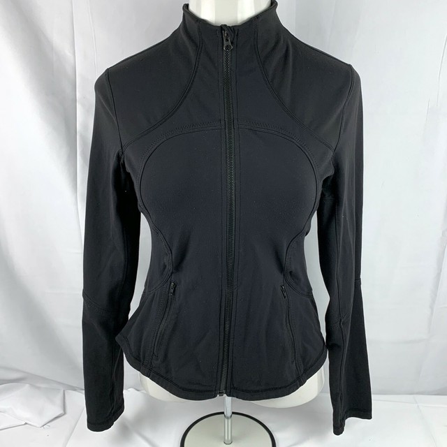 Lululemon Womens Size S 4 6 Black Jacket Forme Zip Mid Layer Thumb