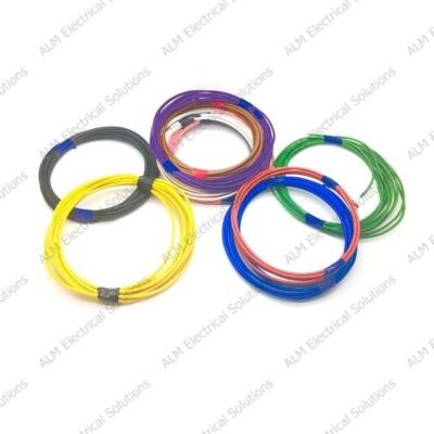 6 mm KFZ Marine Auto Kabel 50 Amp 84/0,30 dünnwandig alle Längen Farben  