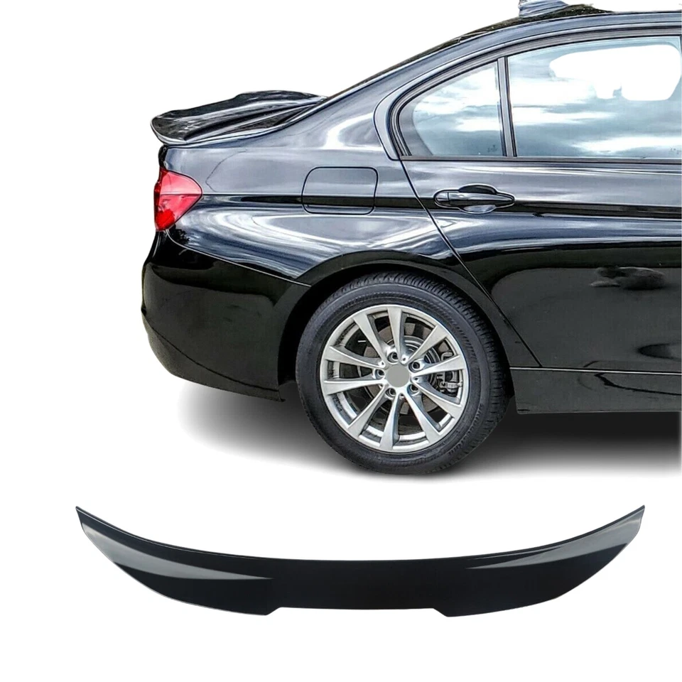 Heckspoiler passend für BMW F30, High Kick PSM spoiler Schwarz Glanz - Bild 4 von 4