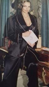 AGENT PROVOCATEUR VINTAGE PINK DESIREE SILK PYJAMA JACKET TOP SIZE SMALL BNWT