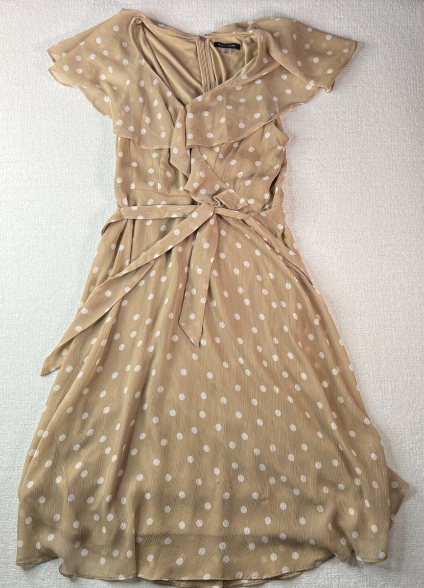 Womens Dresses Wallis Spot Fit And Flare Dress Pact Fit Flare Faux Wrap  Dress Women's Dress