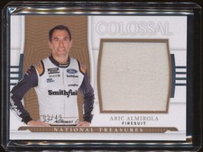 #/49 2022 National Treasures Racing Aric Almirola Colossal Race Used Firesuit