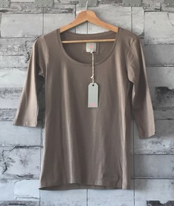 tee shirt femme taupe