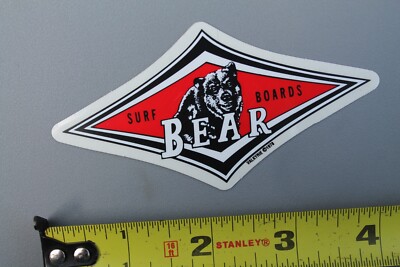 Bear Surfboards Hawaii Big Wednesday Aloha Red OG V67A Vintage