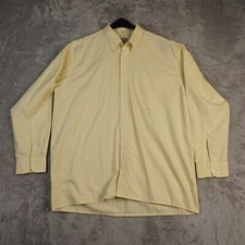 Button Down Hemd JUPITER Noblesse kurzarm L 44 vanille gelb getragen