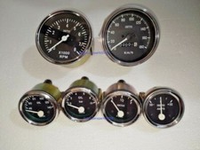 Smiths Replica Kit- Elec Temp Oil Fuel Amp  Speedo 0-180kmh 0- 8rpm 85mm Bc