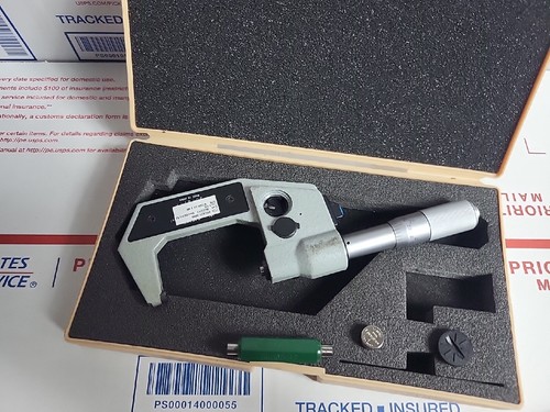 Mitutoyo 422-330-30 Digimatic Blade Micrometer, Range, .00005" - Picture 24 of 24