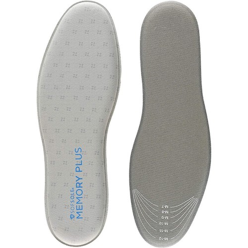Sof Sole Memory Plus volle Länge Premium Memory Foam Schuheinlagen Größe Herren 7-13 - Bild 3 von 6