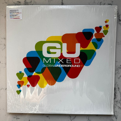 GLOBAL UNDERGROUND   GU MIXED 4xLP VINYL SET 2007 PROGRESSIVE HOUSE VG+ RARE