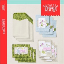 Stampin Up Paper Pumpkin HELO SPRING FULL Kit Ink Stamps NEW February 2025