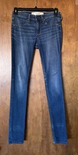Abercrombie Fitch The A F Jeggings Women's 00R 24x29 Super Skinny Denim Jeans