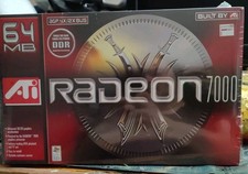 ATI RADEON 7000 64 MB AGP 4X/2X - 100-430320 - NEW In Plastic! Barcode Removed