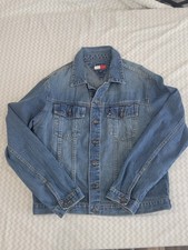 Vintage 90s Tommy Hilfiger Jean Jacket Men  s size Mediums