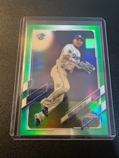 2021 Topps Chrome Nippon Pro NPB Yohei Ohshima Green  /99 #89