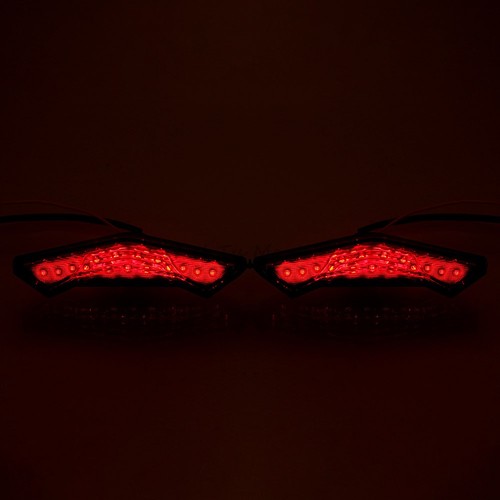 For CAN-AM Commander 700 1000R XT 2021-2025 Red LED Brake Tail Lights Assembly - Picture 16 of 20