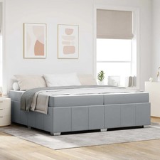 Struttura del letto con materasso Tessuto Letto molle Camera moderna vidaXL