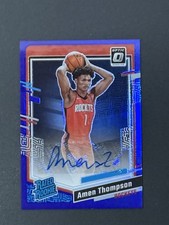 Amen Thompson - 2023 Optic Rated Rookie Autograph - Purple - #287