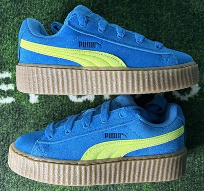 US Youth 5.5 - Fenty x Puma Creeper Phatty Jr “Speed Blue Lime