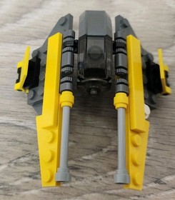 Lego Star Wars 6966 Mini Jedi Starfighter 100% Complete Set NO MANUAL OR PACKAGE