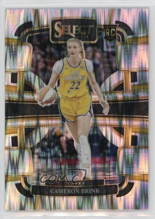 2024 Panini Select WNBA Concourse Silver Flash Prizm Cameron Brink #56 1d13