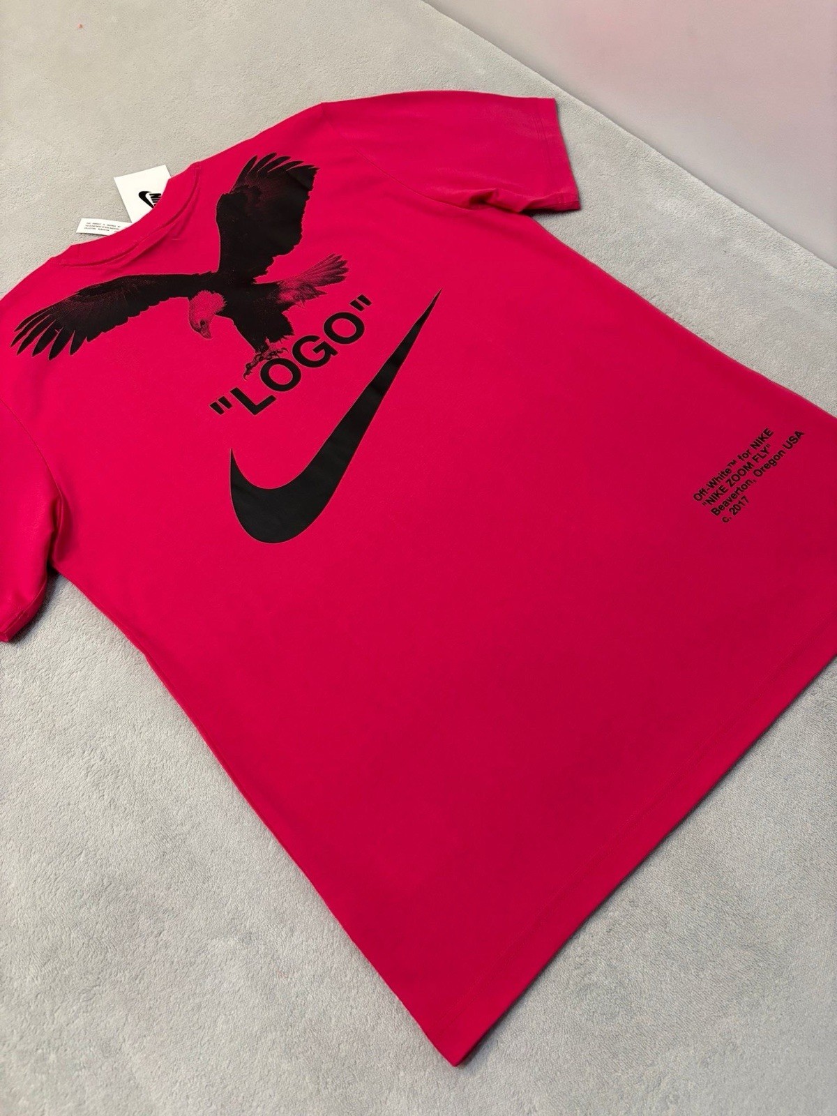 OFF WHITE X NIKE MAGLIETTA UOMO NIKE X OFF WHITE NRG A6 "ORANGE" CON ETICHETTA