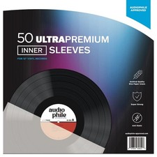 Vinyl Record Inner Sleeves - - Ultra Premium Rice Paper Inner Sleeves - 50 Pa...
