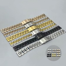 Replacement 18mm 20mm 22mm 24mm Solid Bracelet Stainless Steel Watch Band Strap