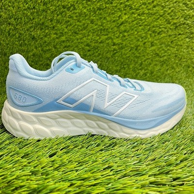 New Balance Fresh Foam 680 v8 Womens Size 6.5 Blue White Running Shoes Sneakers
