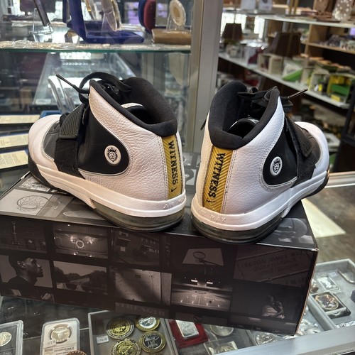 Nike Lebron Zoom Soldier 4 IV Herren Größe 12,5 Schuhe Schläger weiß schwarz 407630-100 - Bild 12 von 24
